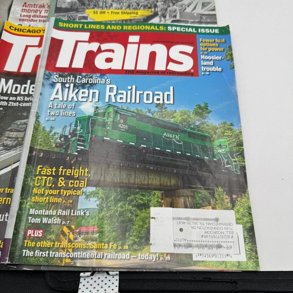 Trains Magazine Full Year 2019 Collection 12 Issues Railroading History Multi